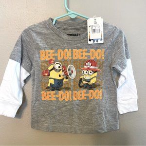 NWT Minions long sleeved T shirt 12 months